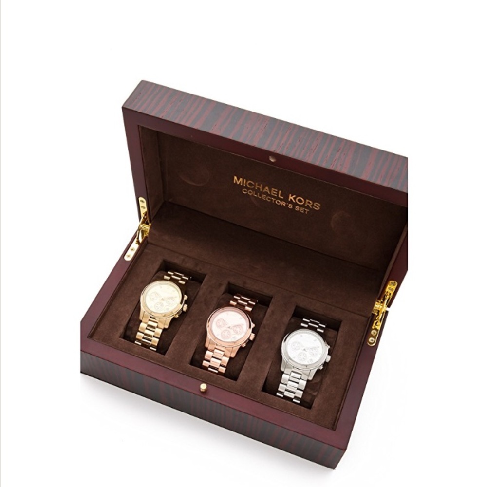 Michael kors wooden watch box